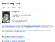 Tablet Screenshot of fredjiang.com